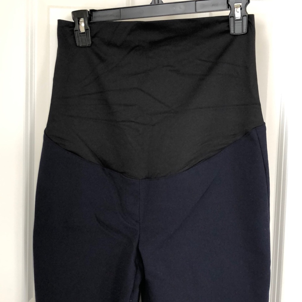 Petite Loft Maternity Navy Pants